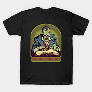 Zombie reading book T-Shirt